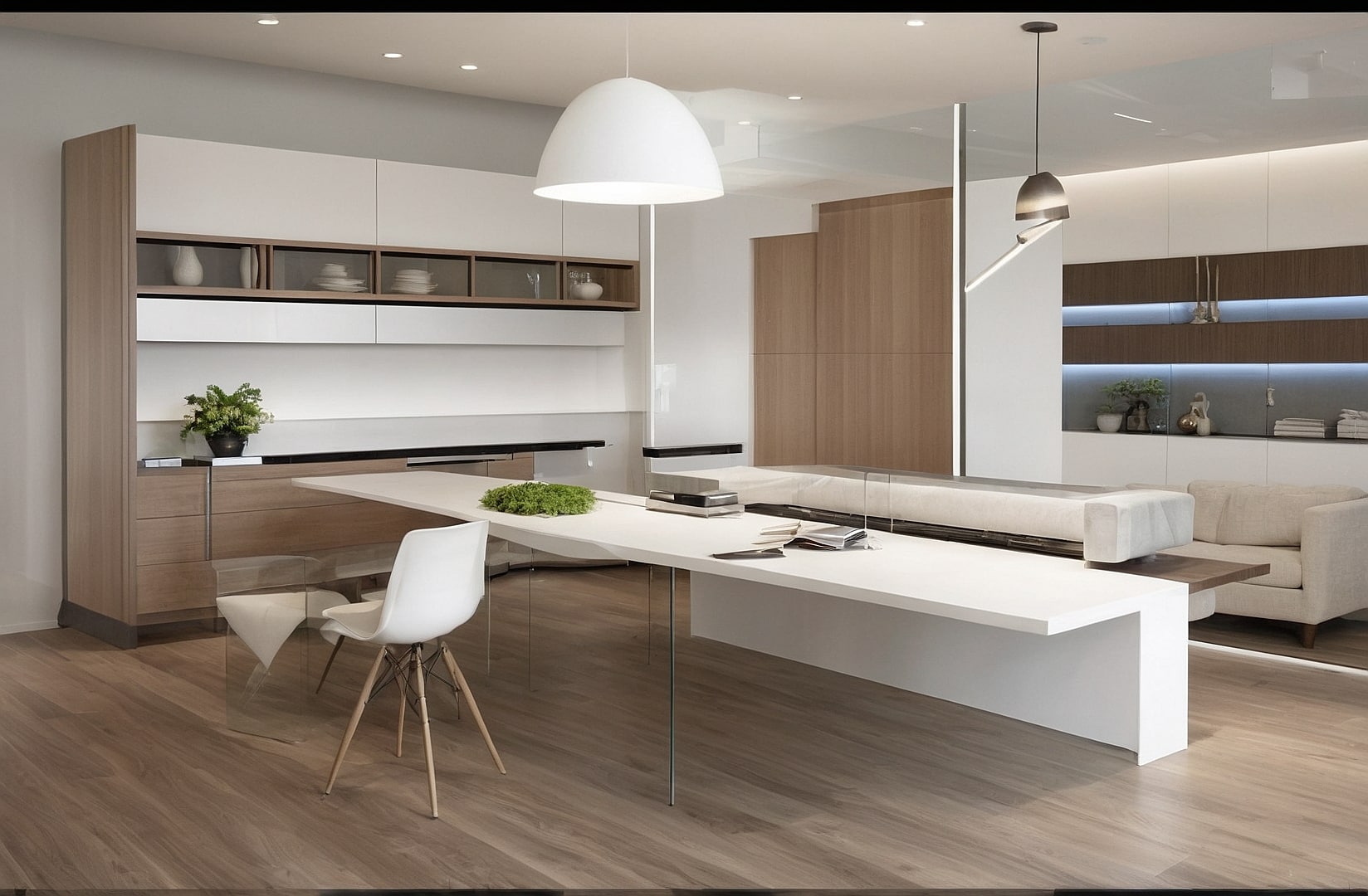 Innovación en muebles y materiales.